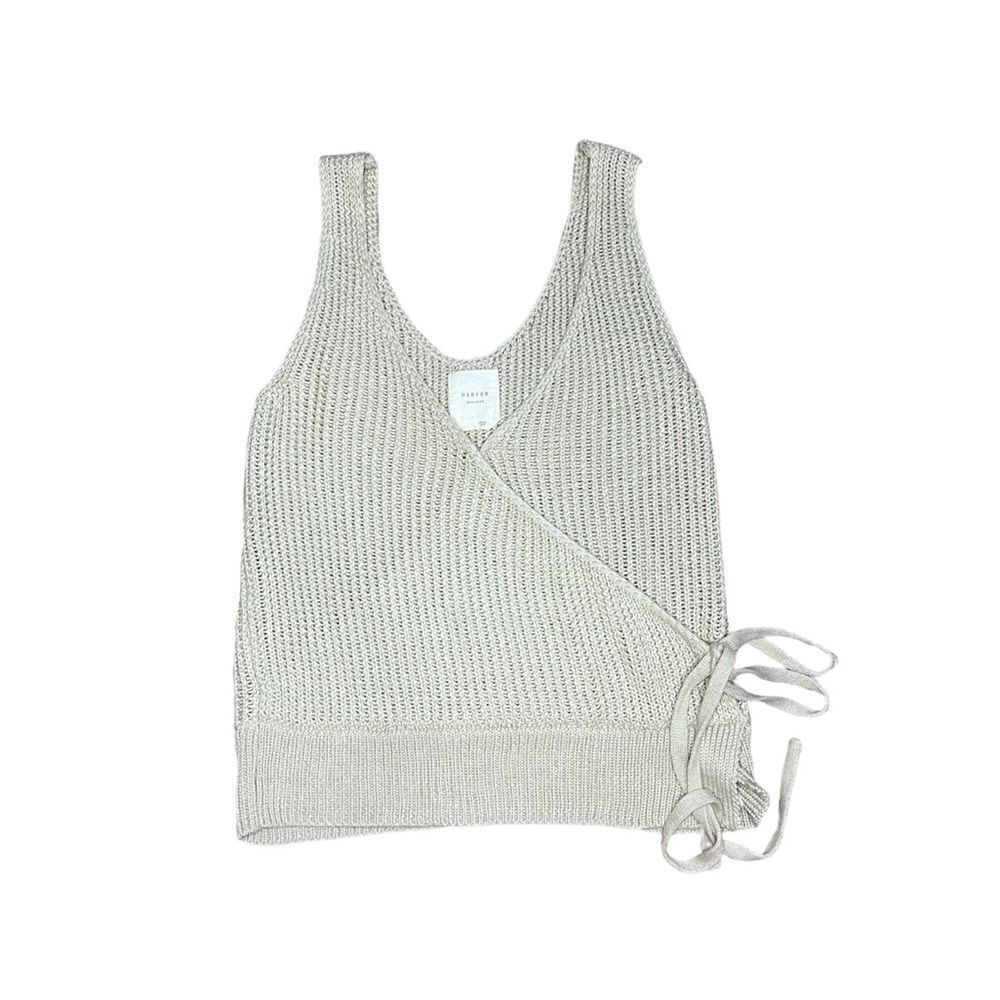 Harper Heritage Crotchet Wrap Tank Top